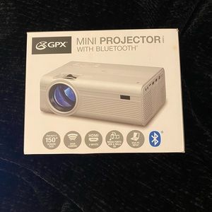 GPX mini projector with Bluetooth